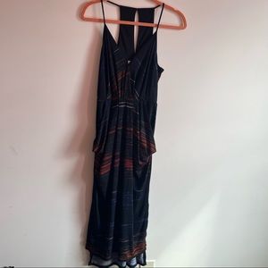 BCBGeneration midi draped dress with pockets